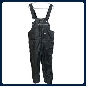 Walls Black Insulated Bib Overalls Workwear Snow Winter Unisex LTL/AG/GL